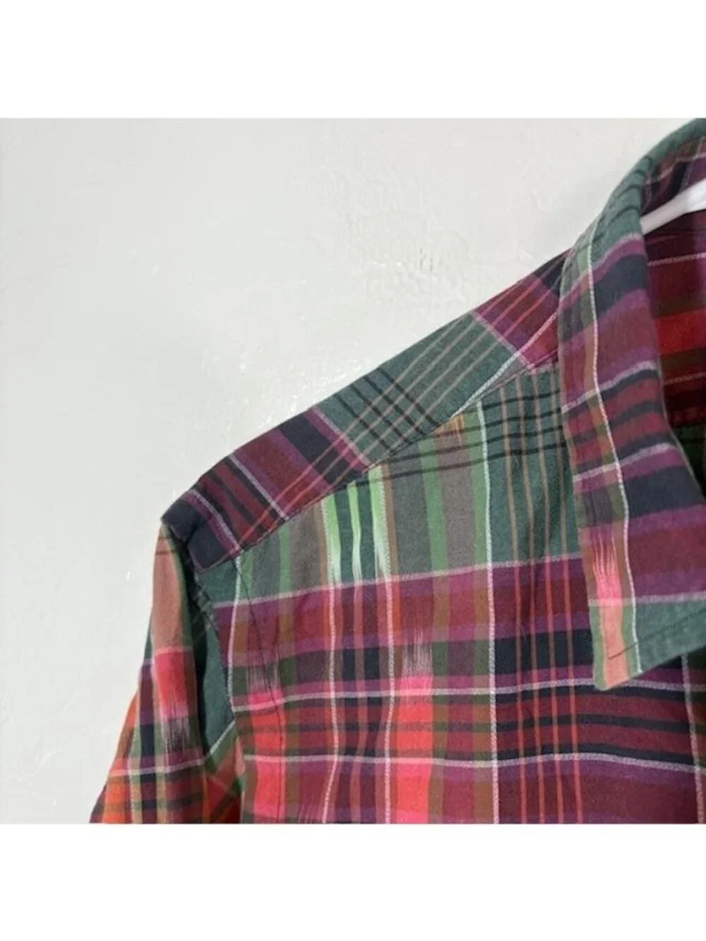 Polo Ralph Lauren Shirt Mens Medium Multicolor Plaid Long Sleeve Button Up